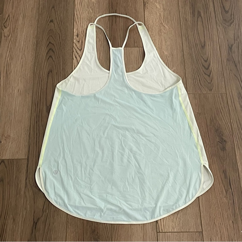 Lululemon Racerback Green Blue Tank Top